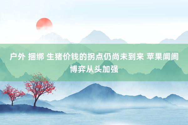 户外 捆绑 生猪价钱的拐点仍尚未到来 苹果阛阓博弈从头加强